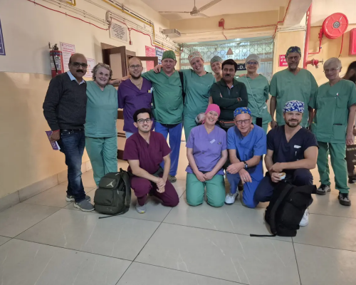 das OP-Team in Haridwar/Nordindien (11/2025)
